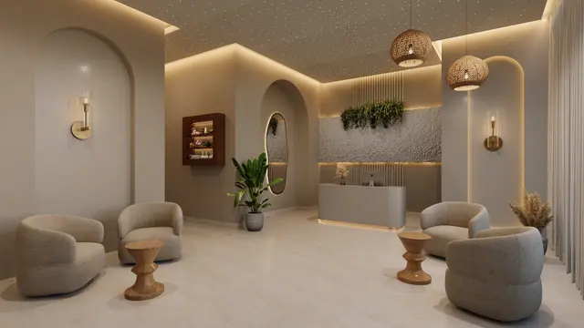 Clubhouse Library & Discussion Area