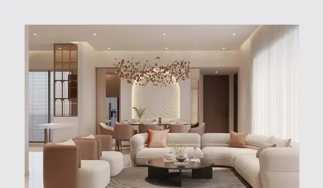 3.2m Tall Ceiling Luxury Living Room